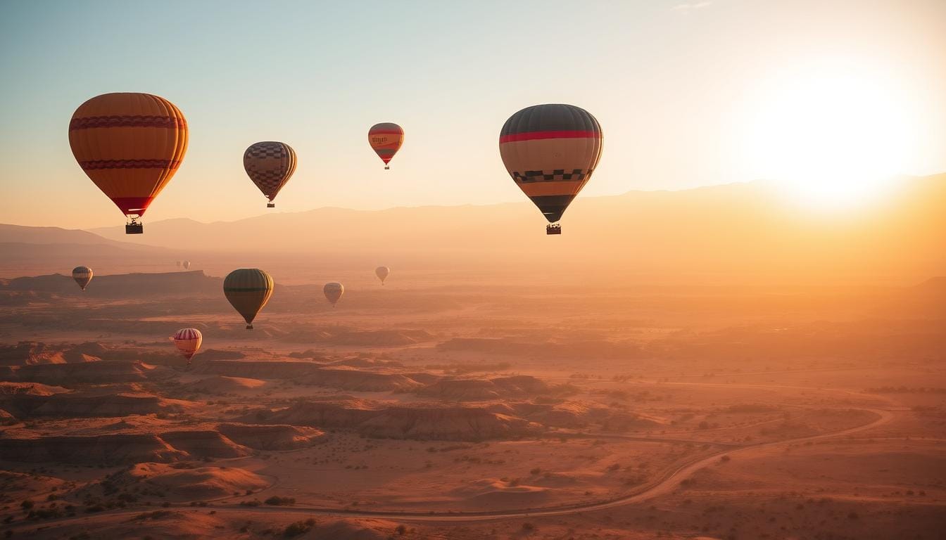 Hot Air Balloon Ride at Sunrise