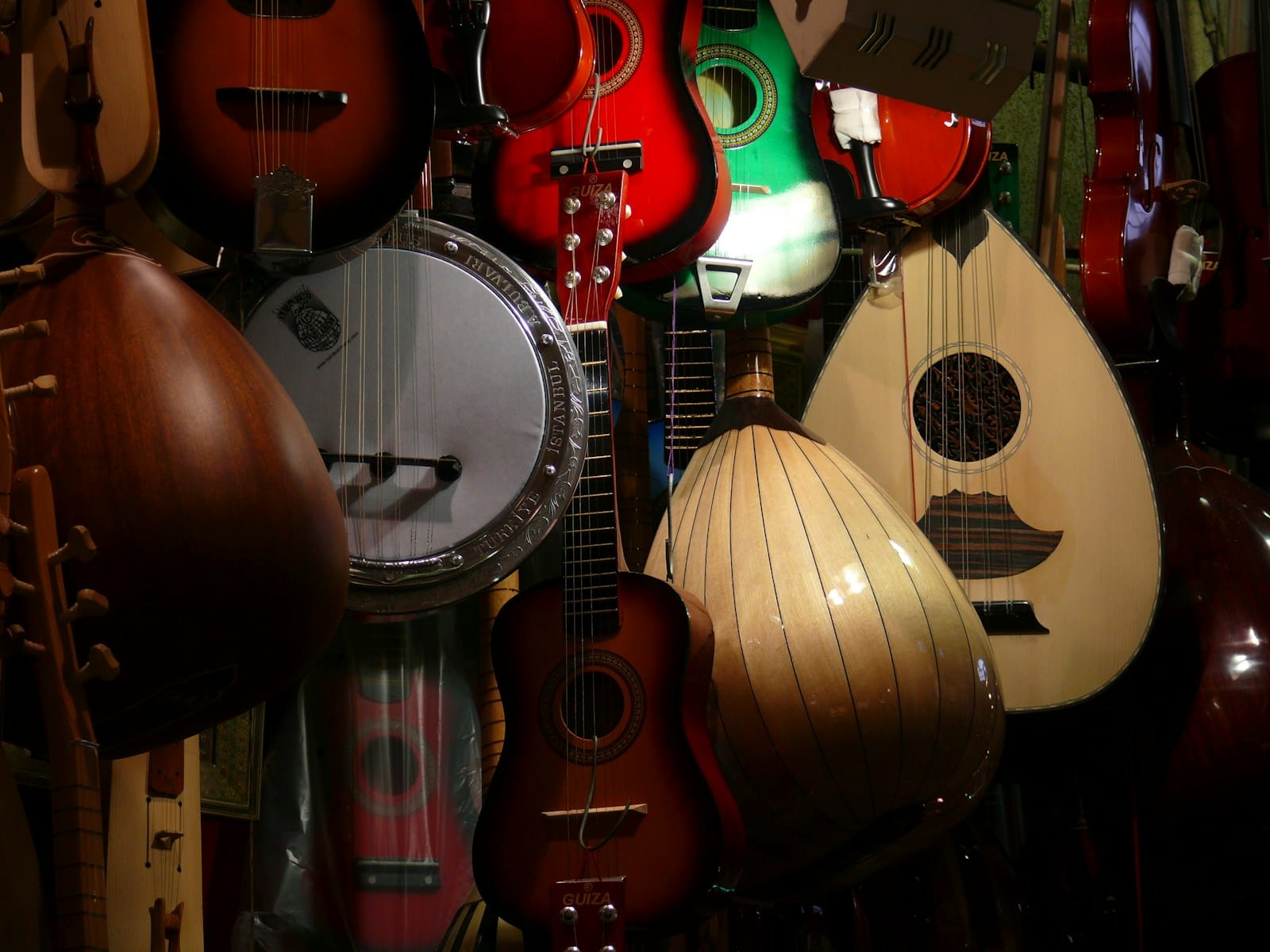 assorted guitar type musical instruments,Traditional Music Instrument ​
