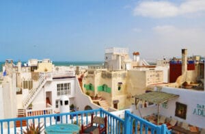 rooftop in essaouira ,honeymoon in Morocco