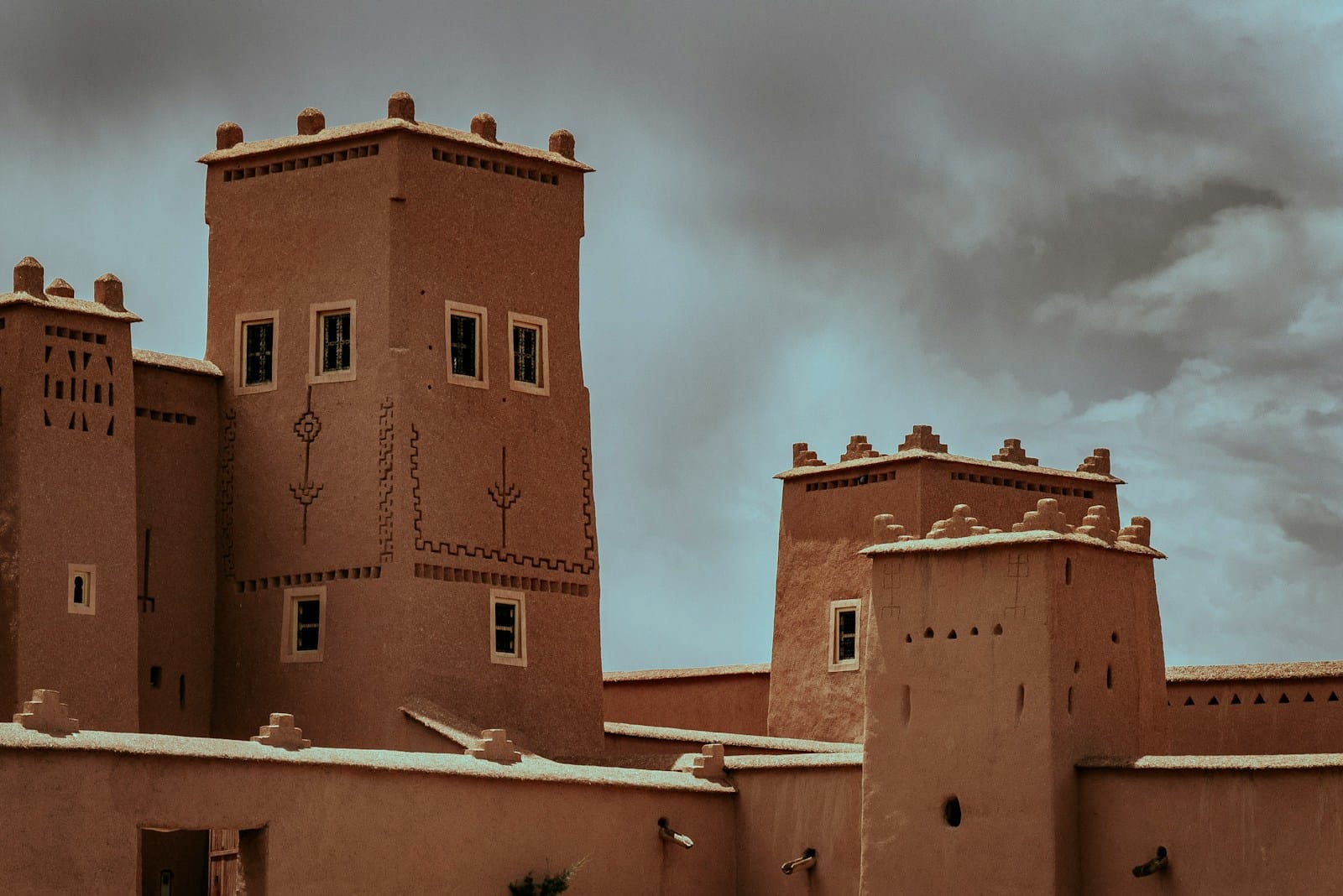 brown concrete castle,Weather in April Morocco