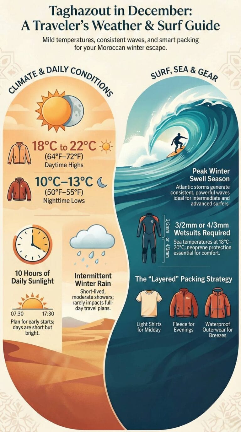 Taghazout Weather in December