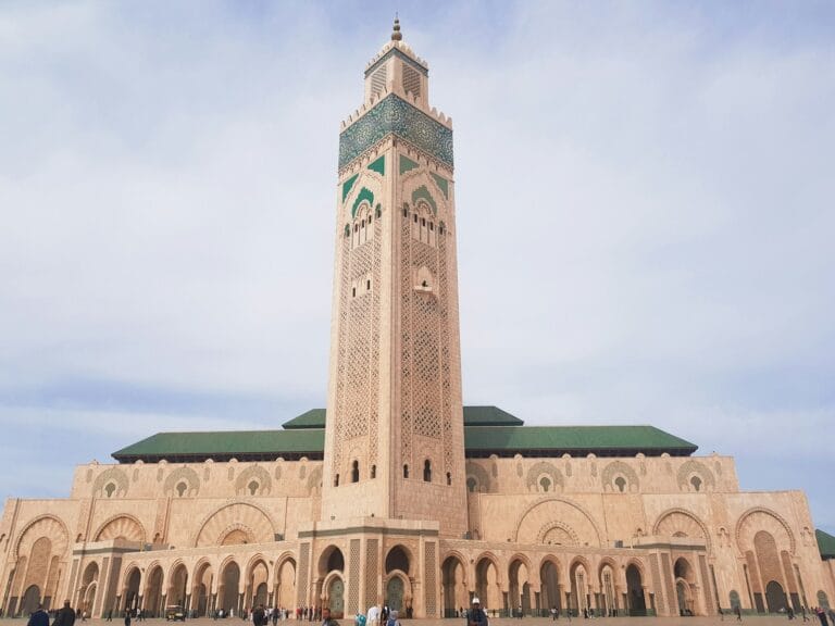 brown concrete building under blue sky during daytime.Morocco in July