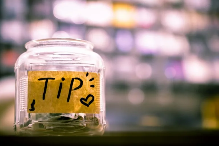 clear glass jar.Tipping in Morocco.Do You Tip in Morocco