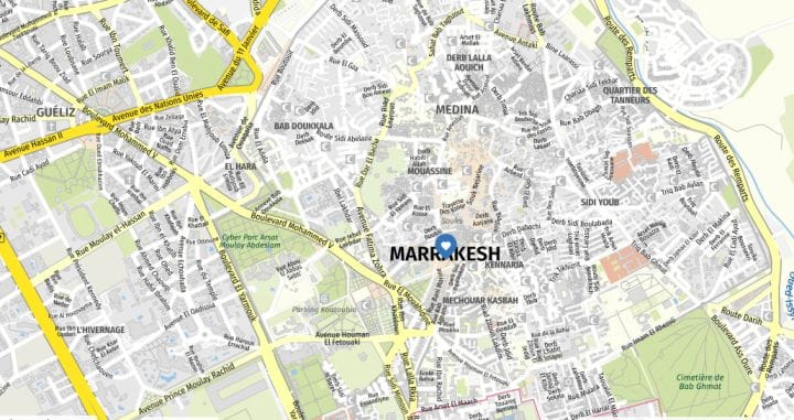 marrakech map