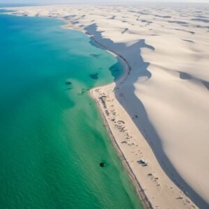 The White Dune in Dakhla