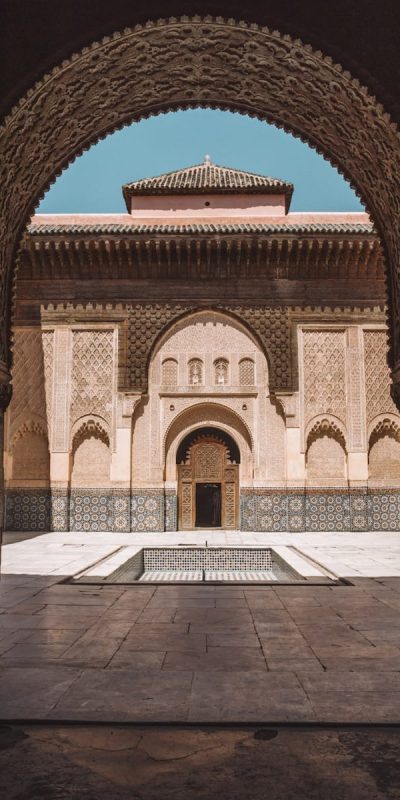 Medersa Ben Youssef during daytime,kate carter
